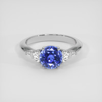 1.76 Ct. Blue Sapphire Ring, Platinum 950 1
