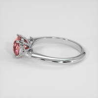 2.02 Ct. Padparadscha Sapphire Ring, Platinum 950 4