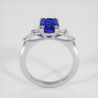 3.02 Ct. Blue Sapphire Ring, Platinum 950 3