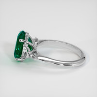 3.70 Ct. Emerald Ring, Platinum 950 4