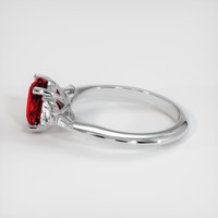 1.53 Ct. Ruby Ring, Platinum 950 4