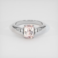 2.57 Ct. Sapphire Ring, Platinum 950 1