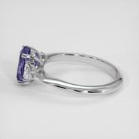 2.41 Ct. Violet Sapphire Ring, Platinum 950 4