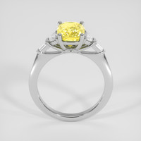 2.68 Ct. Yellow Sapphire Ring, Platinum 950 3
