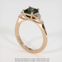 1.41 Ct. Gemstone Ring, 14K Rose Gold 2