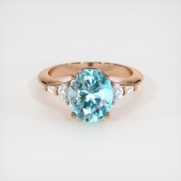 4.81 Ct. Gemstone Ring, 14K Rose Gold 1