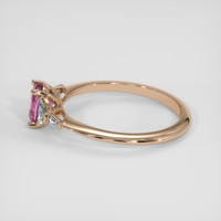 1.09 Ct. Purplish Pink Spinel Ring, 14K Rose Gold 4