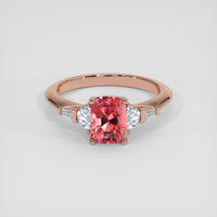 2.03 Ct. Padparadscha Sapphire Ring, 14K Rose Gold 1
