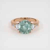 3.93 Ct. Sapphire Ring, 14K Rose Gold 1