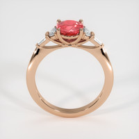 2.04 Ct. Padparadscha Sapphire Ring, 14K Rose Gold 3