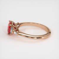 2.04 Ct. Padparadscha Sapphire Ring, 14K Rose Gold 4