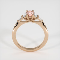 0.59 Ct. Sapphire Ring, 14K Rose Gold 3