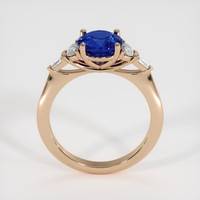 2.10 Ct. Blue Sapphire Ring, 14K Rose Gold 3