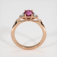 1.52 Ct. Bi Color Sapphire Ring, 18K Rose Gold 3