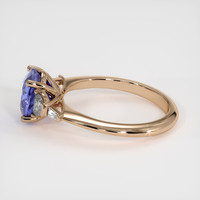 2.57 Ct. Violet Sapphire Ring, 18K Rose Gold 4