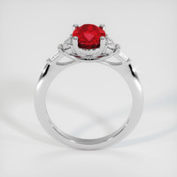 1.50 Ct. Ruby Ring, 10K White Gold 3