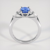 1.17 Ct. Blue Sapphire Ring, 14K White Gold 3