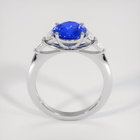 2.65 Ct. Blue Sapphire Ring, 14K White Gold 3