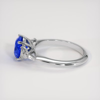 2.65 Ct. Blue Sapphire Ring, 14K White Gold 4