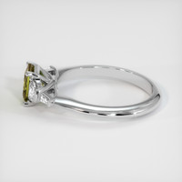 0.88 Ct. Gemstone Ring, 14K White Gold 4