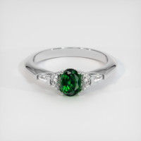 0.72 Ct. Gemstone Ring, 14K White Gold 1