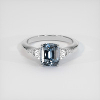 2.19 Ct. Gemstone Ring, 14K White Gold 1