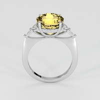 5.01 Ct. Yellow Citrine Ring, 14K White Gold 3