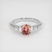 1.35 Ct. Sapphire Ring, 14K White Gold 1