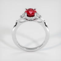 1.97 Ct. Ruby Ring, 14K White Gold 3