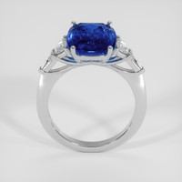 5.41 Ct. Blue Sapphire Ring, 14K White Gold 3