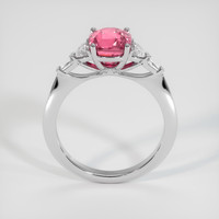 2.40 Ct. Padparadscha Sapphire Ring, 14K White Gold 3