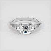 1.65 Ct. White Sapphire Ring, 14K White Gold 1