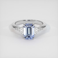 1.80 Ct. Sapphire Ring, 14K White Gold 1
