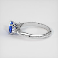 1.50 Ct. Sapphire Ring, 14K White Gold 4