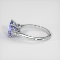 3.68 Ct. Sapphire Ring, 14K White Gold 4