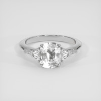 2.23 Ct. White Sapphire Ring, 14K White Gold 1
