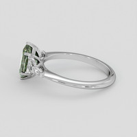 1.37 Ct. Bi Color / Parti Sapphire Ring, 14K White Gold 4