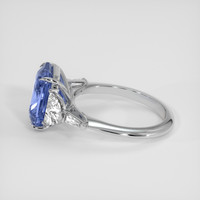 5.12 Ct. Blue Sapphire Ring, 14K White Gold 4