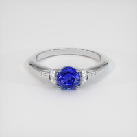 1.31 Ct. Sapphire Ring, 18K White Gold 1