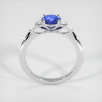 1.28 Ct. Blue Sapphire Ring, 18K White Gold 3