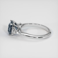 2.19 Ct. Gemstone Ring, 18K White Gold 4