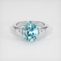 4.81 Ct. Gemstone Ring, 18K White Gold 1