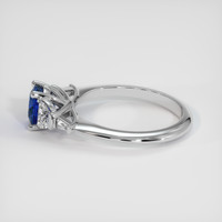0.94 Ct. Sapphire Ring, 18K White Gold 4