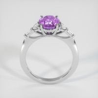 4.10 Ct. Sapphire Ring, 18K White Gold 3