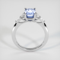1.80 Ct. Blue Sapphire Ring, 18K White Gold 3