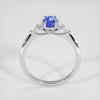 1.24 Ct. Blue Sapphire Ring, 18K White Gold 3