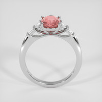 2.02 Ct. Padparadscha Sapphire Ring, 18K White Gold 3