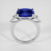 5.56 Ct. Blue Sapphire Ring, 18K White Gold 3