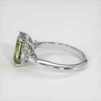 2.44 Ct. Sapphire Ring, 18K White Gold 4