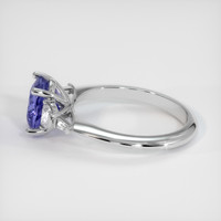 2.57 Ct. Sapphire Ring, 18K White Gold 4